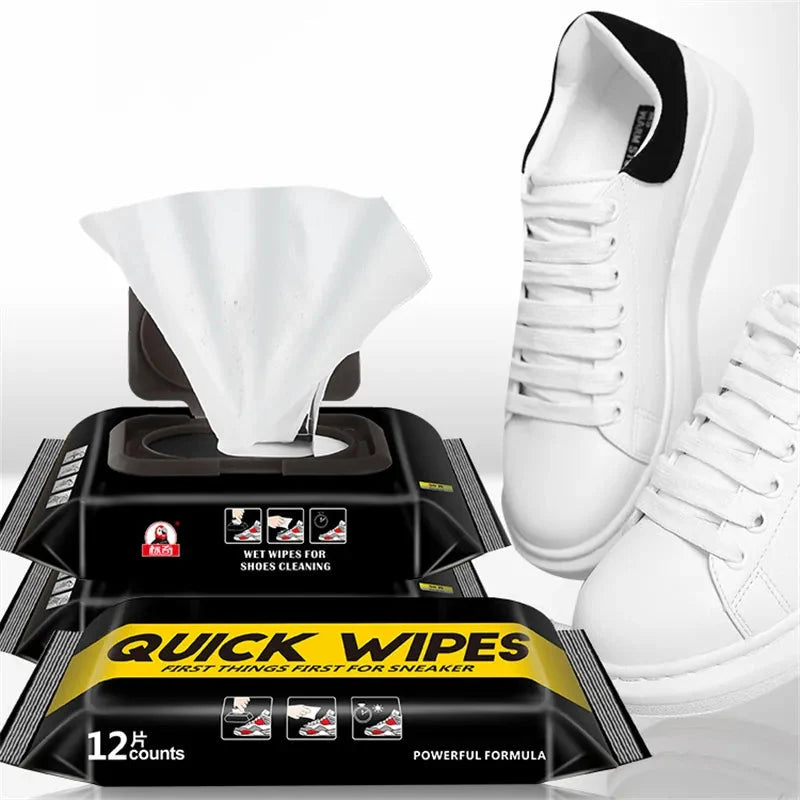 Instant Sneaker & Shoe Cleaning Wipes – Pack of 80